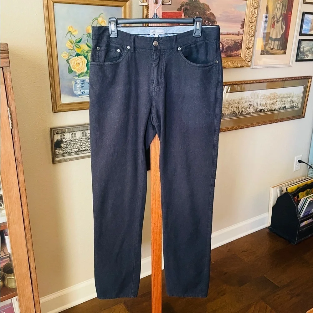 Peter Millar Crown 5-pocket men’s pants super soft 33 x 31 charcoal gray